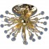 Потолочная люстра 66070 06 6070 0383 06 gold + white crystal ASFOUR
