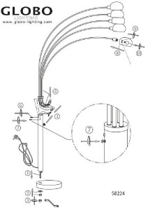 Торшер Classic Style 58224