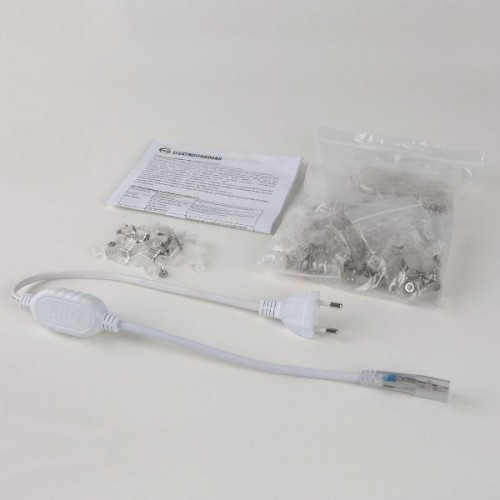 Светодиодная лента  Лента светодиодная 220V 4,4W 60Led 3528 IP65 зеленый, 100 м (LSTR001 220V 4,4W IP65)