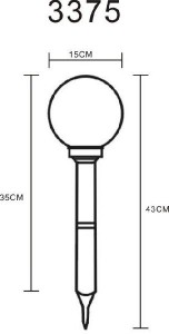 Грунтовый светильник Solar 3375