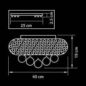 Потолочный светильник MONILE 704062