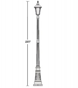 Наземный фонарь 79759S Gb