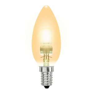 Лампочка галогеновая  HCL-42/CL/E14 candle gold