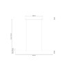 Подвесной светильник Aero AERO 206.30 bianco LED
