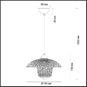 Подвесной светильник Stellida 3600/12L