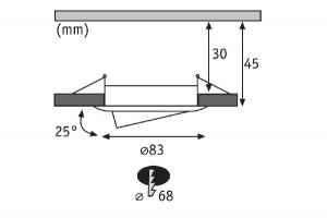 Точечный светильник 92835