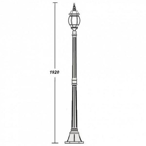 Наземный фонарь 83408S Gb