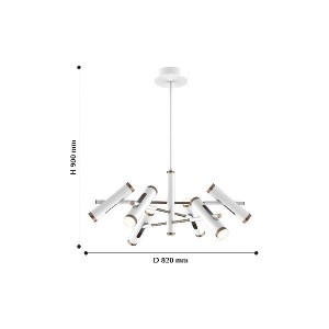 Подвесная люстра Duplex 2325-12P