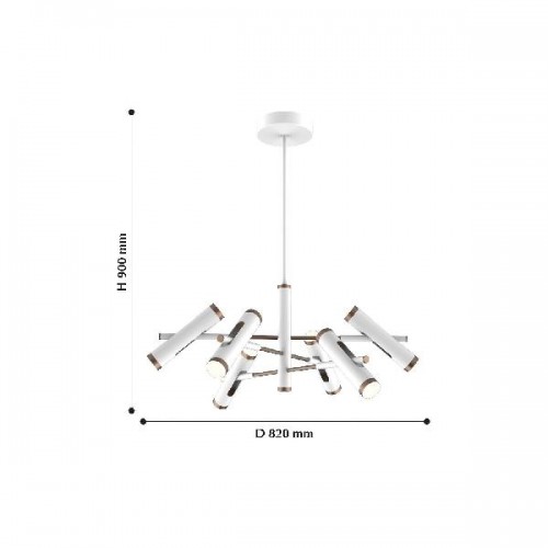 Подвесная люстра Duplex 2325-12P
