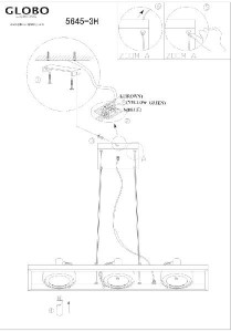 Подвесной светильник Kuriana 5645-3H