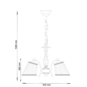 Подвесная люстра Firmo FIRMO 145.3 Ivory