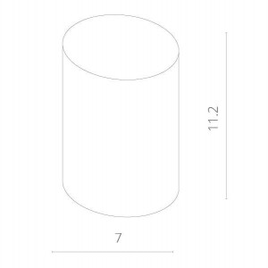 Точечный светильник Tubo A9260PL-1WH