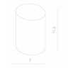 Точечный светильник Tubo A9260PL-1WH