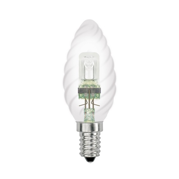 Лампочка галогеновая HCL-42/CL/E14 candle twisted Лампочка галогеновая HCL-42/CL/E14 candle twisted