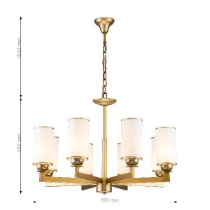 Подвесная люстра Sollemnis 2621-8P