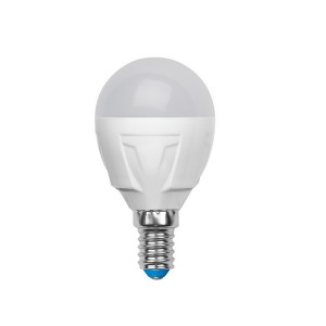 Лампочка светодиодная  LED-G45-6W/WW/E14/FR/S картон