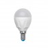 Лампочка светодиодная  LED-G45-6W/WW/E14/FR/S картон