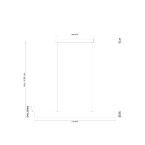Подвесной светильник Aero AERO 206.30 nero LED