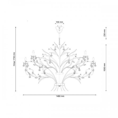 Подвесная люстра Fiori Di Rose Fiori di rose 1770.24