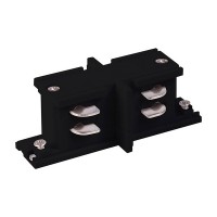 Соединитель  TRC-1-3-II-BK / Коннектор прямой внутренний для трехфазного шинопровода (черный)