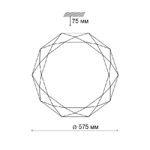 Настенно-потолочный светильник Tora 2012/FL