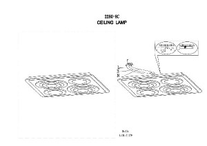 Потолочный светильник Ledolution 2280-8C
