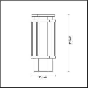 Наземный светильник Gino 4048/1B