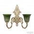 Бра 7203 7203B15/2/210 GW P2 U Clear-Green/H-1K