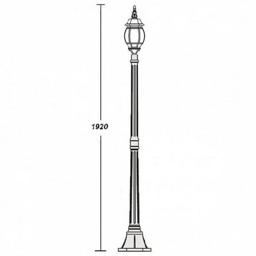 Наземный фонарь  83408S W