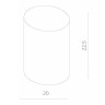 Точечный светильник Tubo A9262PL-1WH