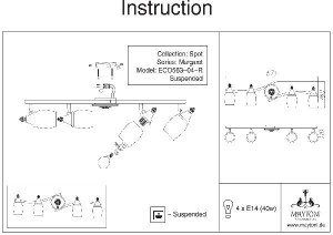 Спот Margaret SP563-CW-04-R