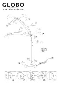 Торшер Genesis 5836
