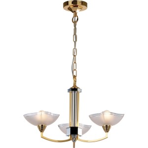 Подвесная люстра 199 199-03-32 gold + chrome