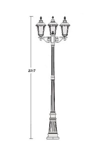 Наземный фонарь 79759S В Bl