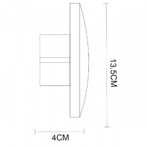 Настенный светильник Nimbo A1506AP-1WH