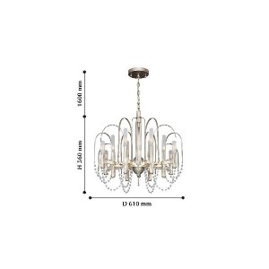 Подвесная люстра La Salute 2308-12P