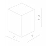 Точечный светильник Tubo A9264PL-1WH
