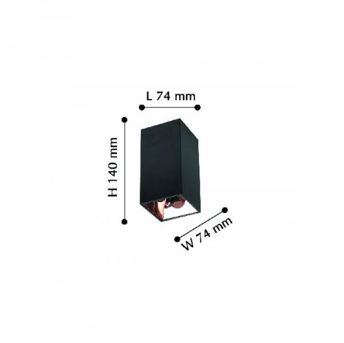 Точечный светильник Tetrahedron 2400-1U
