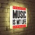 Лайтбокс Music is my life 35-35-d-072