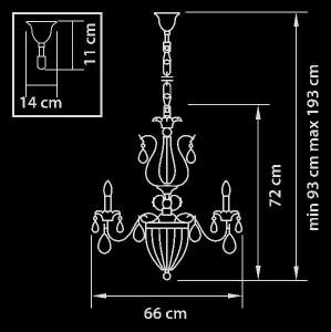 Подвесная люстра SCHON 790114