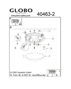 Настенно-потолочный светильник Tornado 40463-2