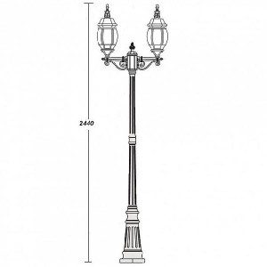 Наземный фонарь 83409L A W