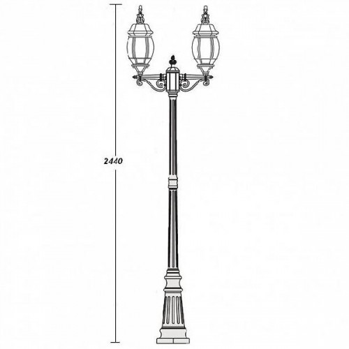 Наземный фонарь  83409L A W