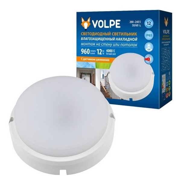Потолочный светильник ULW-Q214 12W/NW SENSOR IP65 WHITE Потолочный светильник ULW-Q214 12W/NW SENSOR IP65 WHITE