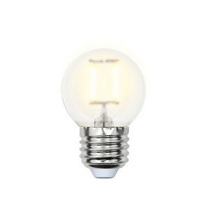 Лампочка светодиодная  LED-G45-6W/WW/E27/FR PLS02WH картон