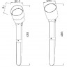 Грунтовый светильник  W6092-SP-3К WiZ