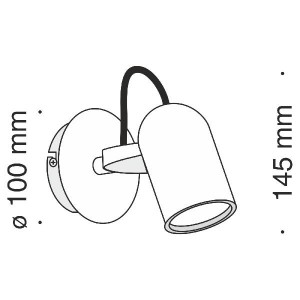 Спот Alcor SP311-CW-01-N