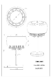 Интерьерная настольная лампа Kalla 15809T