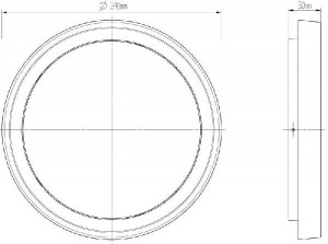 Потолочный светильник уличный Ascella 348069