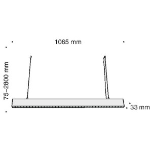 Подвесной светильник Vinder P050PL-L40B4K